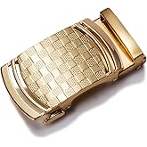 Dubulle Men's Belt Ratchet Buckle Business Replaceable Only 1 3/8 Slide Buckle 35mm Party Business Gift