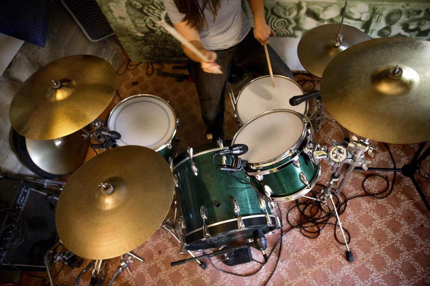 Shure PG ALTA 4-Piece Drum Microphone Kit (PGADRUMKIT4), black - Image 4