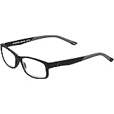 Sportex Readers Men's Plastic Frame Reading Glasses Anti-Glare Gray, +2.50