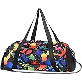 Stumdo Kids Overnighter Duffel Bags for kids, Carry-On Size & Ideal for School Practice or Overnight Travel Weekender Tote for Travel Gym Sport bag for Boys & Girls… (12cse)