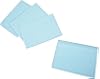 Primo Dental Products PBBL Patient Bib, 2-ply with Poly, 13" x 18", Blue (Pack of 500)