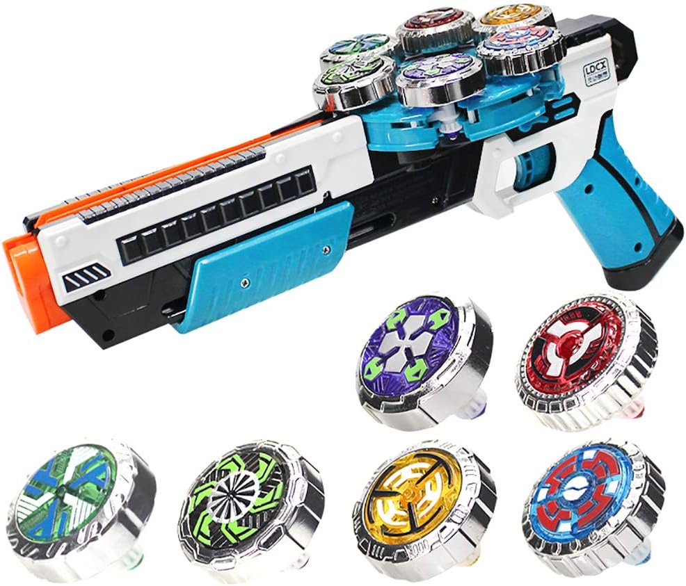 OBEST Battling Tops Gyro Burst Evolution with Engine Launcher & 6 pcs