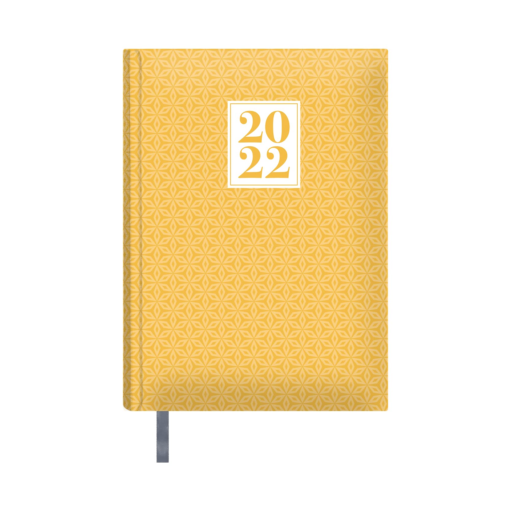 DOHE Florida Year Planner - Day to a Page - Saturday and Sunday on the Same Page - 14 x 20 cm - 336 Pages - Mustard