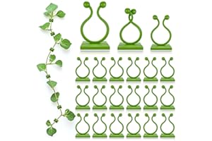 DIMROM Plant Wall Clips for Climbing Plants 110 Pcs - Pothos Plant Climber Support, Large, Medium, Small Sizes Wall Clips for Support, Strong Adhesion, For Indoor Plants or Cable Management and Plant Holder