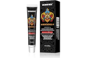 DERMFREE Tattoo Numbing Cream(20g/0.7oz),Maximum Strength Painless Tattoo Cream Numbing,Cream for Tattoos Extra Strength,8 Hours Maximum Strength Painless Tattoo Numbing Cream forPiercing, Waxing (1)