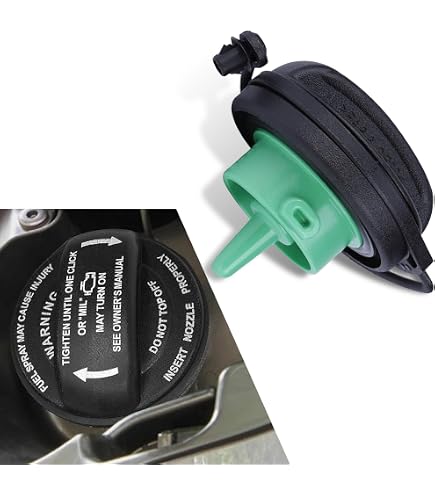 Fuel Tank Gas Cap Replacement - 5C0201550T 5Q0201550L Compatible With Volkswagen & Audi, Leak-Proof With Rubber Seal