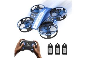 NEHEME NH330 Drones for Kids Beginner, Mini Drone with Auto Hover, Headless Mode, 3D Flips and Throw to Go, Full-Protected Kids Gift RC Quadcopter, Easy to Fly Toys Drone for Boys Girls 3 Batteries