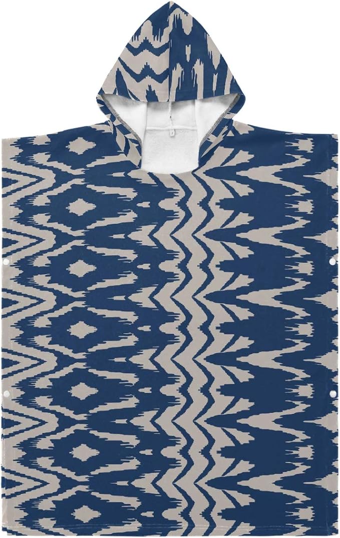 tie dye poncho hoodie