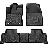 ANBINGO®Fit for Toyota C-HR Floor Mats 2018-2024 All Weather Floor Mats for Toyota CHR TPE Car Mat Rugs for C-HR Rubber Carpet Floor Liners for CHR Accessories Black