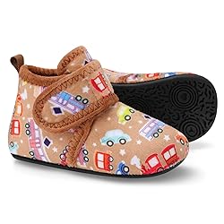 Scurtain Unisex Toddler Kids Slippers Socks Fleece
