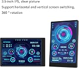 ciciglow 3.5 inch IPS USB Mini PC Sensor Panel Display CPU GPU RAM Temperature view 3