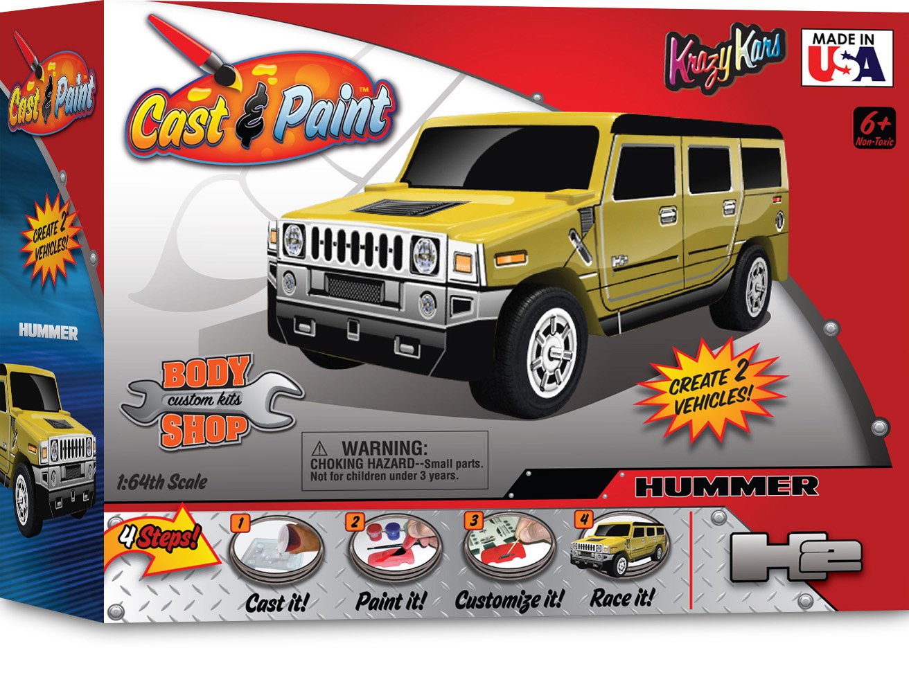 Skullduggery Krazy Kars Cast and Paint Body Shop Hummer