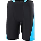 Roadbox Boys Swim Jammers, Quick Dry Youth Competitive Swimsuit, UPF 50+ Bathing Kids Athletic Compression Swimming Shorts