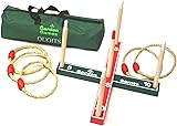 Garden Quoits Set, Premium Rope Quoits, Ring Toss, Hoopla in Carry Bag by Garden Games