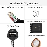 hotimy Tower Extension Lead 8 AC Sockets 6 USB 14-in-1 2M Overload Safe view 4