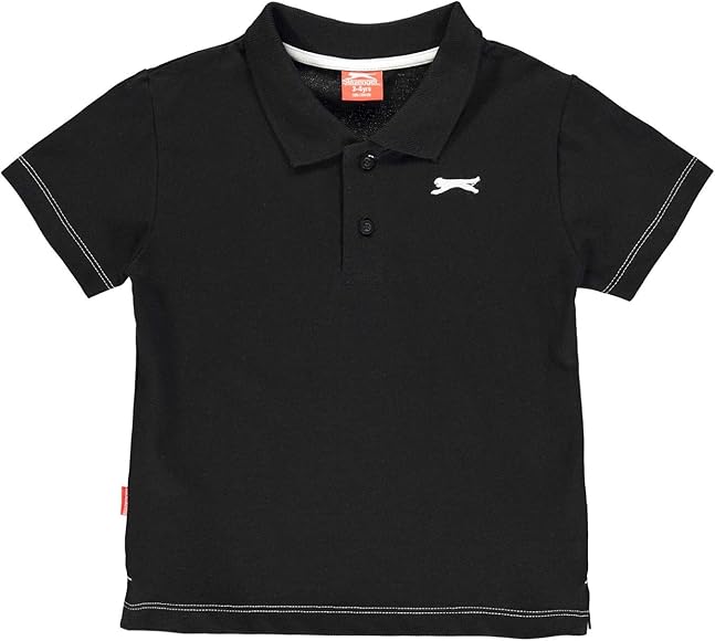 infant black polo shirt