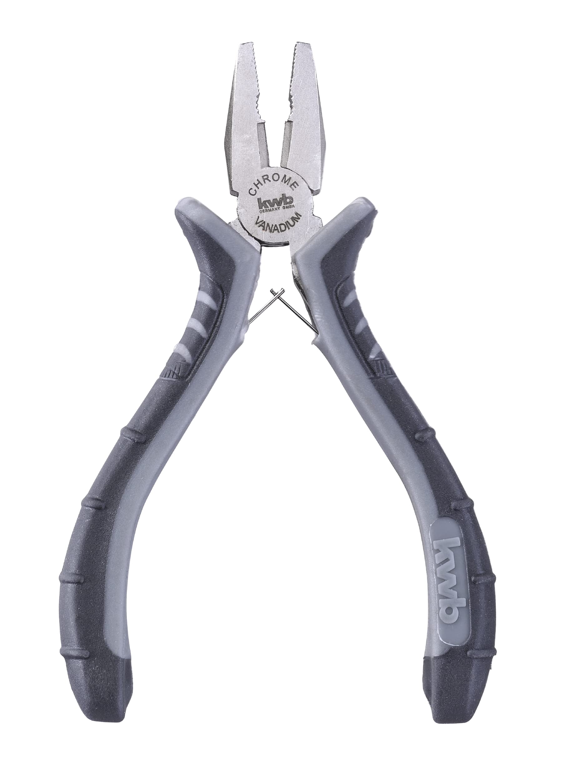 kwb Electronics Combination Pliers 120 mm 389710, according to DIN ISO 9655, self-opening, handy