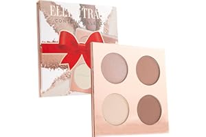 ELLEN TRACY Contour Palette, Full Coverage, Highlight, Illuminate, Light Contour and Dark Contour, Contour Makeup Palette for Women and Girls