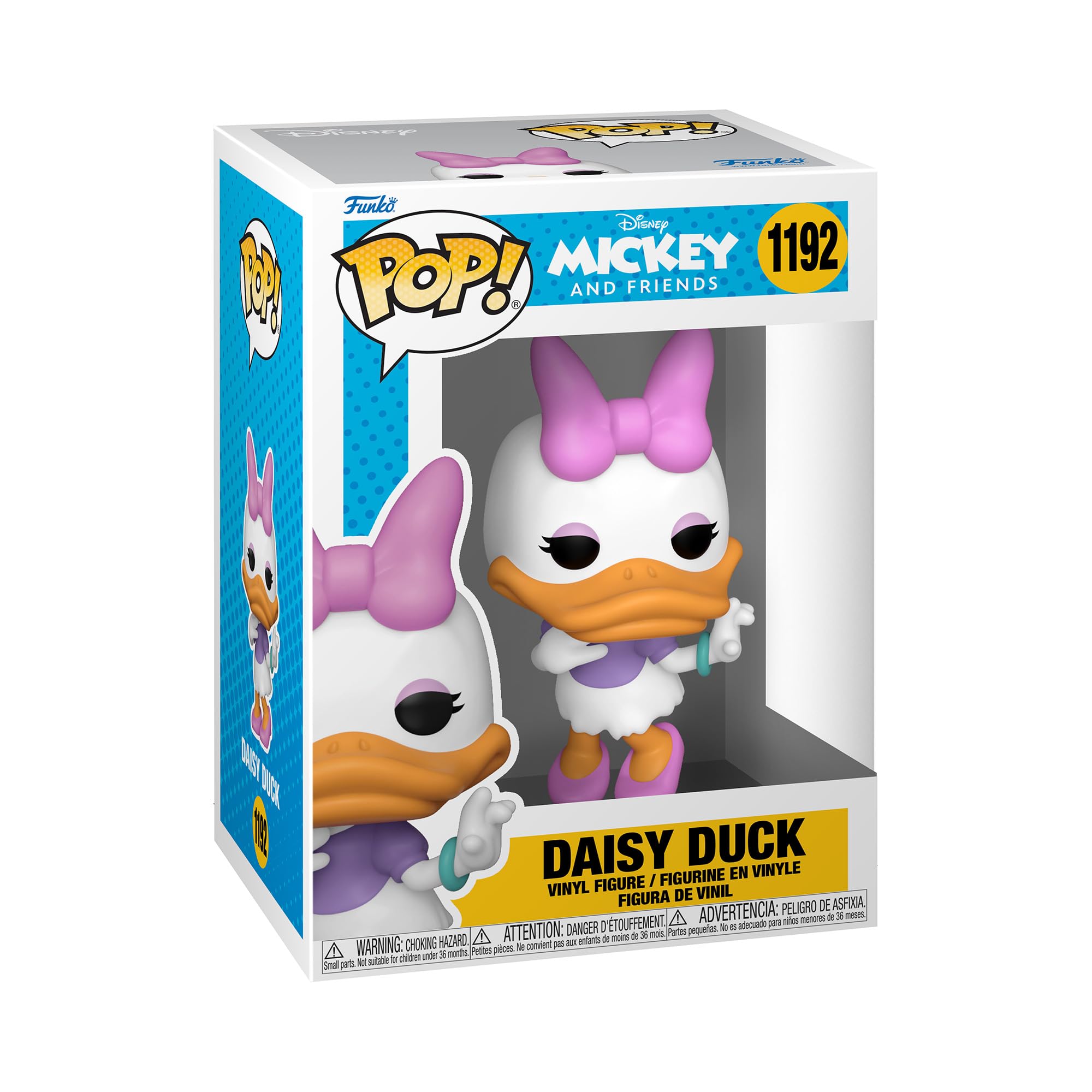 Funko Pop! Disney: Classics - Daisy Duck - Collectable Vinyl Figure - Gift Idea - Official Merchandise - Toys for Kids & Adults - Movies Fans - Model Figure for Collectors and Display