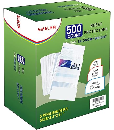 ReliThick 160 Clear Sheet Protectors With 8 Colored Tabs – 20 Sets Of 8.5x11 Inch Page Protectors For 3-Ring Binder