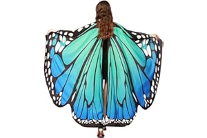 Butterfly Wings for Adult Women Large Fairy Cape Halloween Dancing Festival Costume