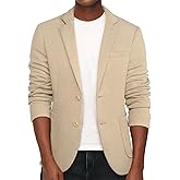 PJ PAUL JONES Men's Casual Knit Blazer Suit Jackets Two Button Lightweight Unlined Sport Coat