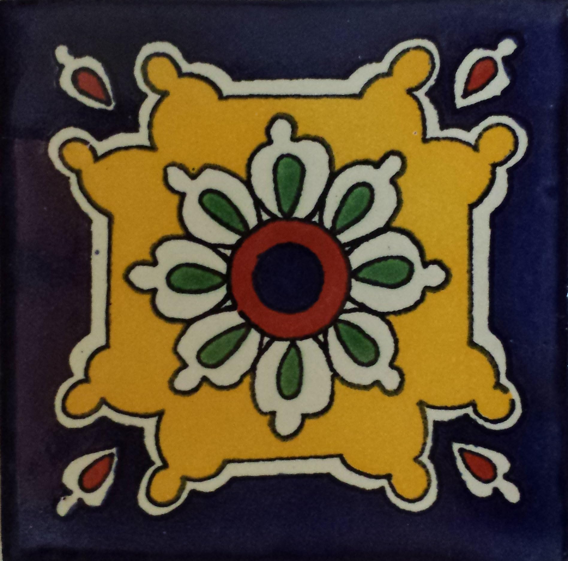 Photo 1 of 6x6 4 pcs Puebla Talavera Mexican Tile