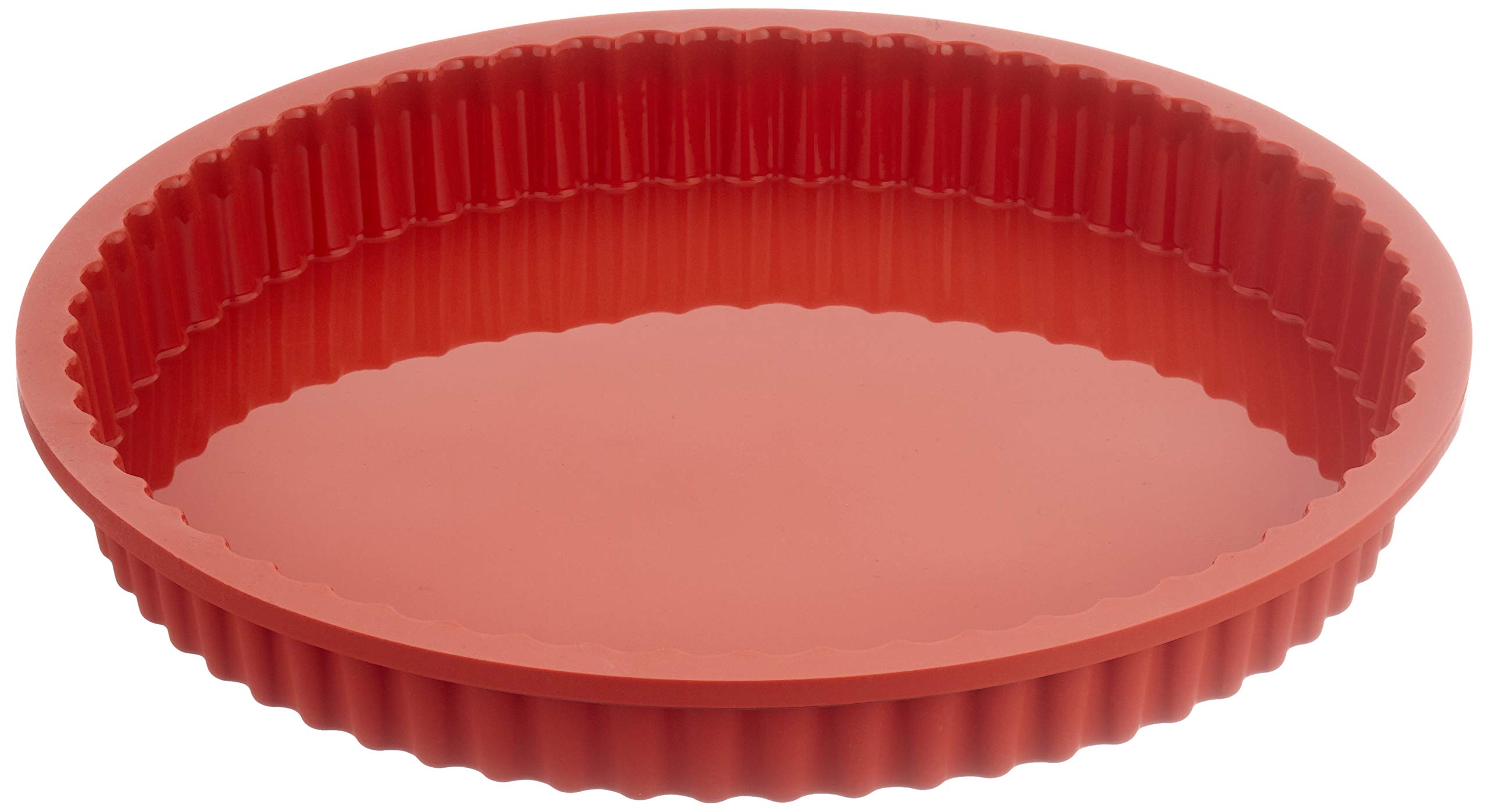 Silikomart | SFT424 Silicone Mould CROSTATA, Non-stick, Pack of 1 Mould with Safe Ring, Ø 240 h 30 mm, Volume 1,25 l, Made in Italy