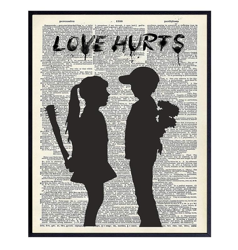 Banksy Graffiti Dictionary Art Print Funny Vintage