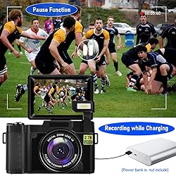 CEDITA Digital Vlogging Camera with Flip