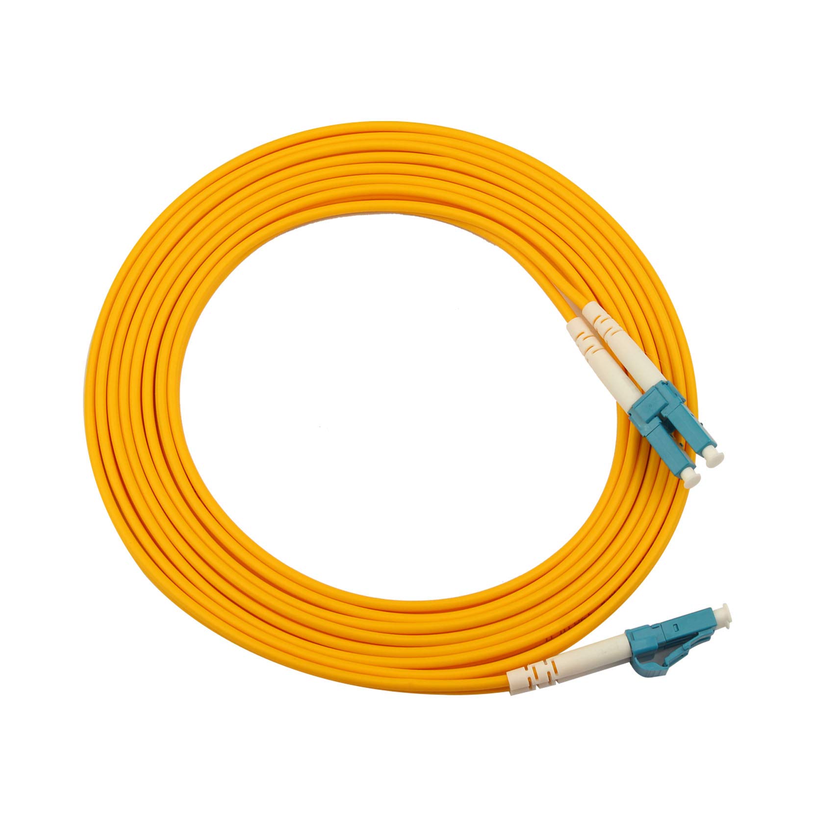 Jopto LC to LC Fibre Patch Cable 3m/ 300cm OS1/OS2 Leads Single Mode Duplex 9/125 Fiber Optic Cable (LSZH) for 10Gb/Gigabit SFP Transceiver - 3m (LSZH) 9/125um Pigtail Singlemode Lead Series