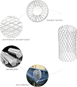 JTOOYS 8 Pack Aluminum Gutter Guards Expandable Filter Strainer 2-4 inch view 5