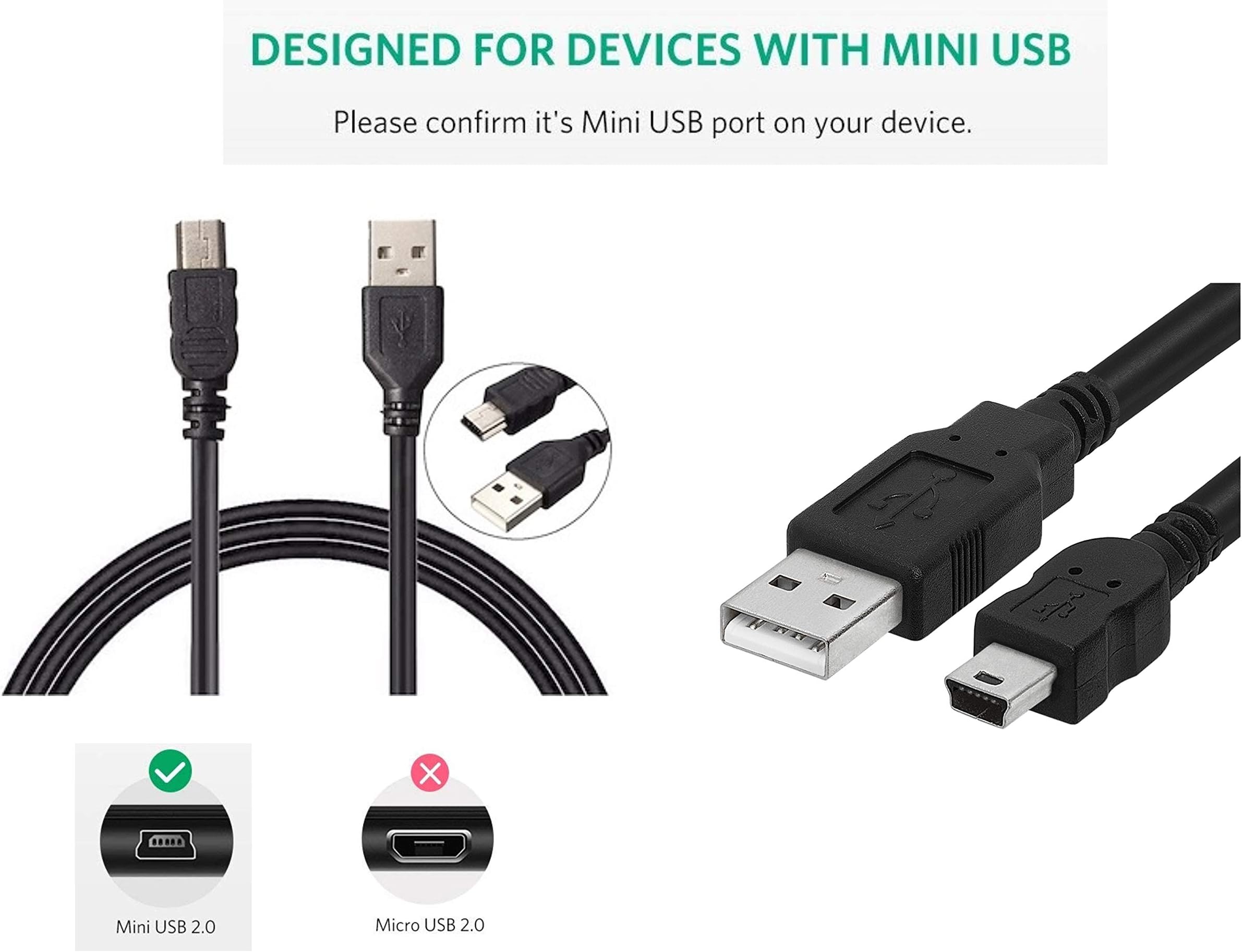 ebuyeruniverse replacement USB DATA/SYNC CABLE LEAD for CANON POWERSHOT A810, A1400, A2500, SX280 HS DIGITAL CAMERA