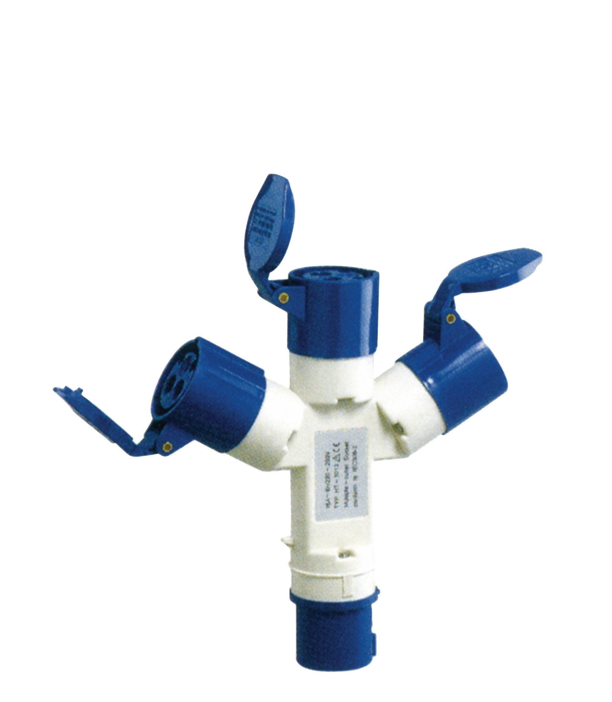 Eagle E302AM Blue 3 Way Splitter