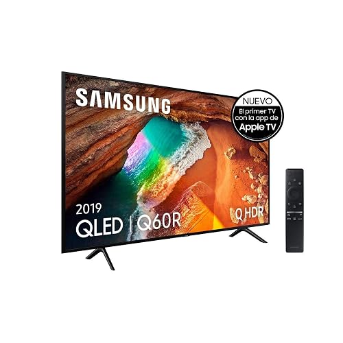 Samsung QLED 4K 2019 43Q60R Smart TV de 43 con Resolución 4K UHD Supreme Ultra Dimming Q HDR Inteligencia Artificial 4K One Remote Control Apple TV y Compatible con Alexa