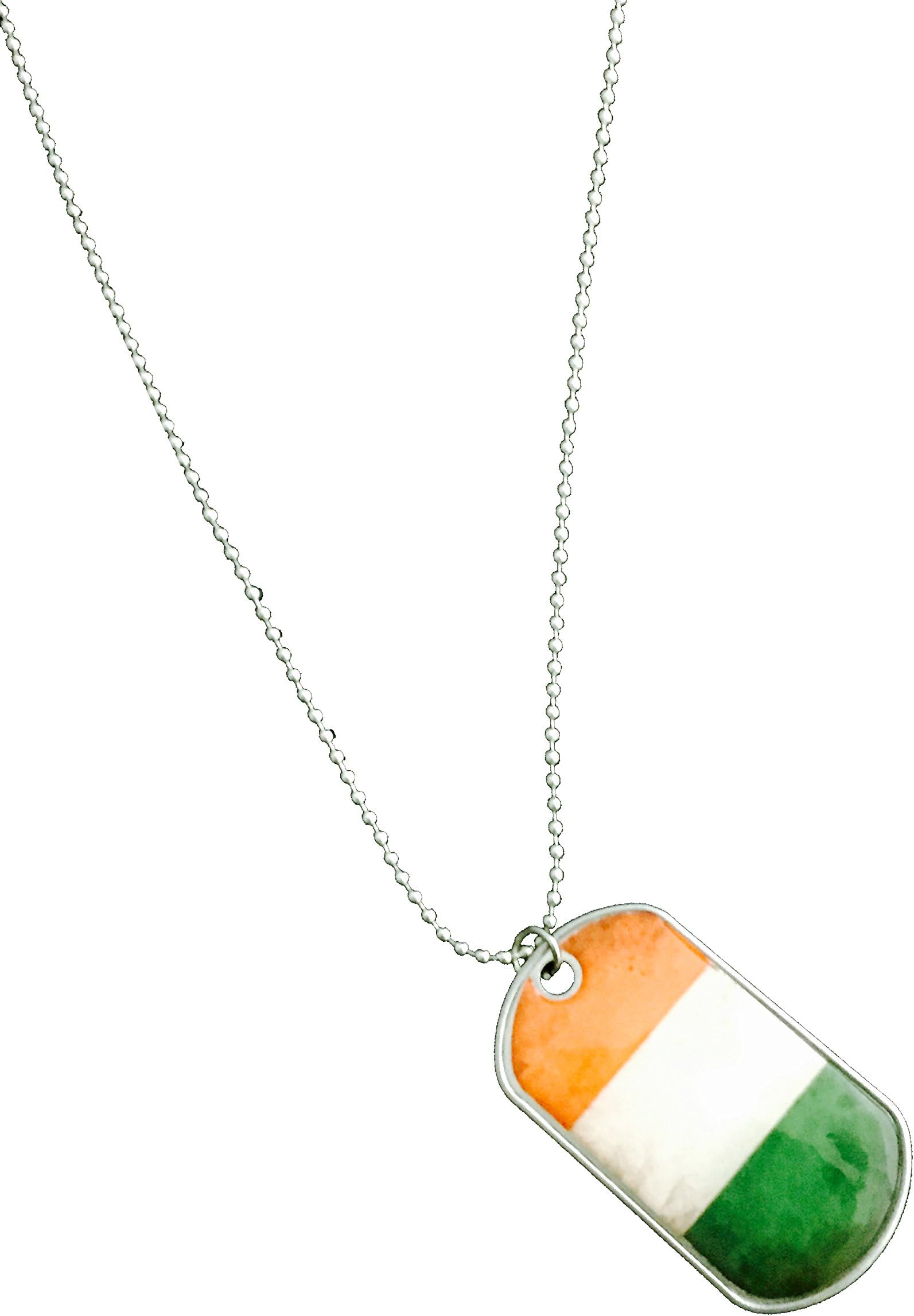 Dog Tag Necklace International Flag