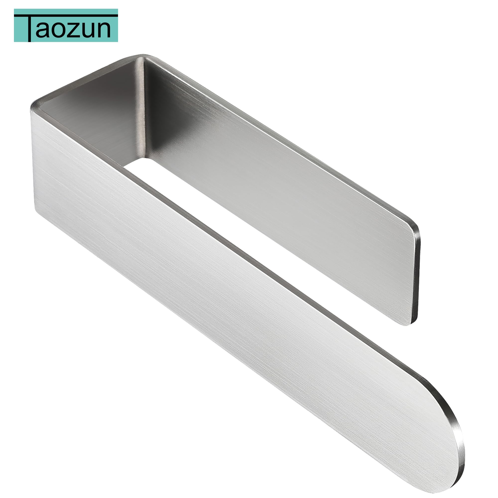 Taozun Hand Towel Holder/Hand Towel Ring - Self Adhesive Bathroom Towel Bar Stick on Wall, SUS 304 Stainless Steel Brushed