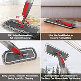 MEXERRIS Spray Mop Floor Flat Mop with 3 Reusable Pads & 410ml Bottle view 5