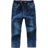 Banibear Boys' Elastic Washed Pull On Straight Jeans, 2T-14 Years