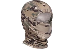 XY3545HS Camo Balaclava Face Mask for Man and Women-Hunting，Skiing，Motorcycle Windproof，UV Protection&Military Training