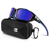 suoso Sports Polarized Sunglasses for Men: Womens UV400 Protection Sun Glasses Wrap Around Goggles for Fishing Driving TR90