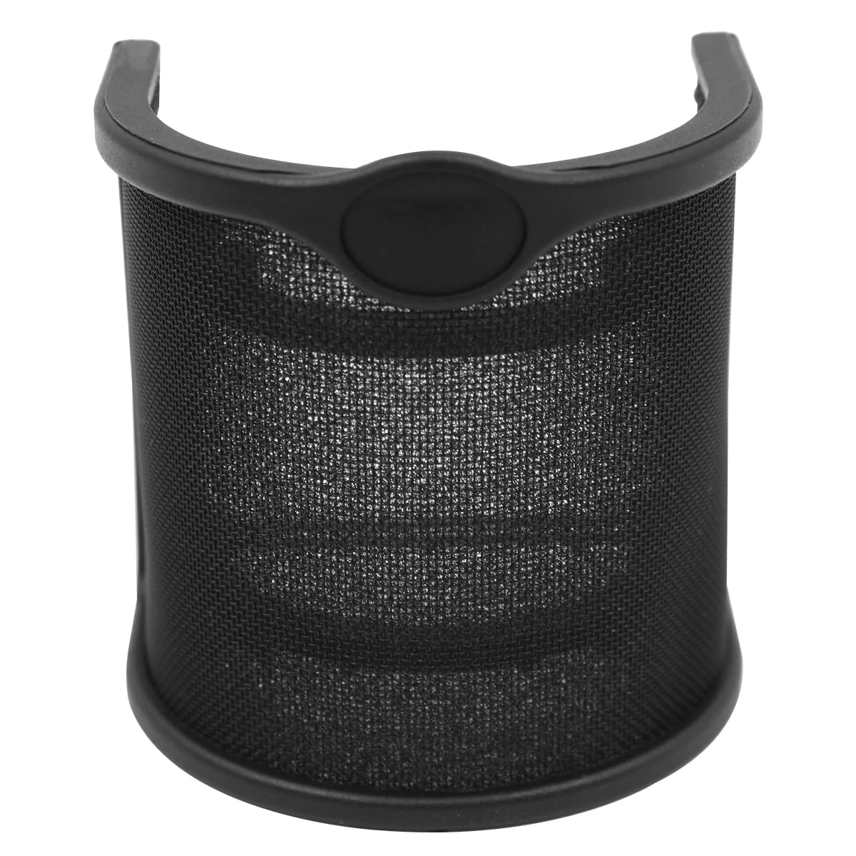 ANCLLO Microphone Pop Filter Metal Mesh And Foam Layer Mic Cover Handheld Microphone Windscreen Wind Screen Mount For Vocal Recording Black