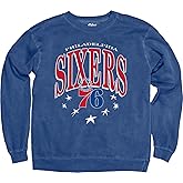 Blue 84 NBA Officially Licensed Crewneck Sweatshirt Ringspun Team Color Stars