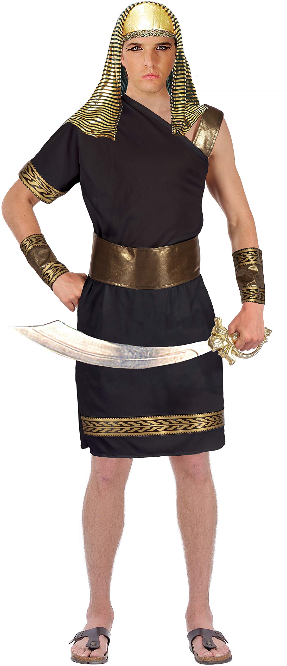 Ciao 62094 Pharaoh Ancient Egypt Adult Costume (One Size), Man, Taglia Unica