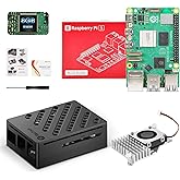 RasTech Raspberry Pi 5 Kit 8GB RAM with Active Cooler, Pi5 8GB Board and Case Included