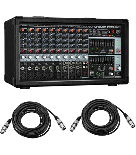 Amazon.com: Behringer EUROPOWER PMP2000D 2000 Watt 14 Channel