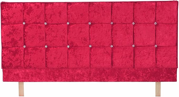 Humza Amani – Cabecero de Cama de Terciopelo Velvet Crystal X Tamaño