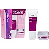 Murad Smooth + Hydrate - 2-Piece Full-Sized Set ($122 Value) - Exfoliatng Acids to Polish Dull Skin and Deliver Critical Hydration - AHA/BHA Cleanser 5.0Fl Oz, Hydro-Dynamic Moisture 1.7Fl Oz