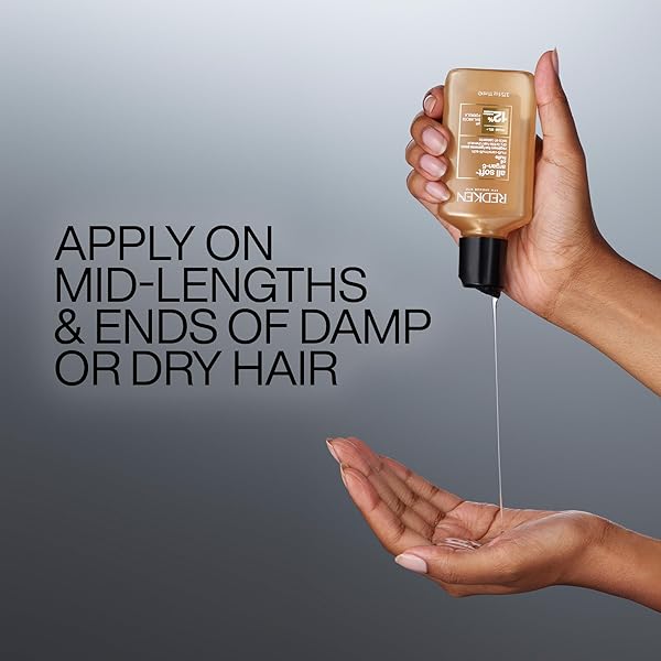 REDKEN ALL SOFT ARGAN OIL TREATMENT FOR DRY HAIR – MOISTURIZING HAIR OIL, DEEPLY CONDITIONS HAIR, ADDS SOFTNESS & SHINE