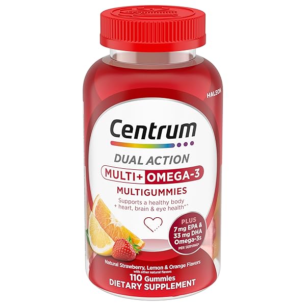CENTRUM MULTIGUMMIES MULTI+ OMEGA 3 DUAL ACTION, ADULT...